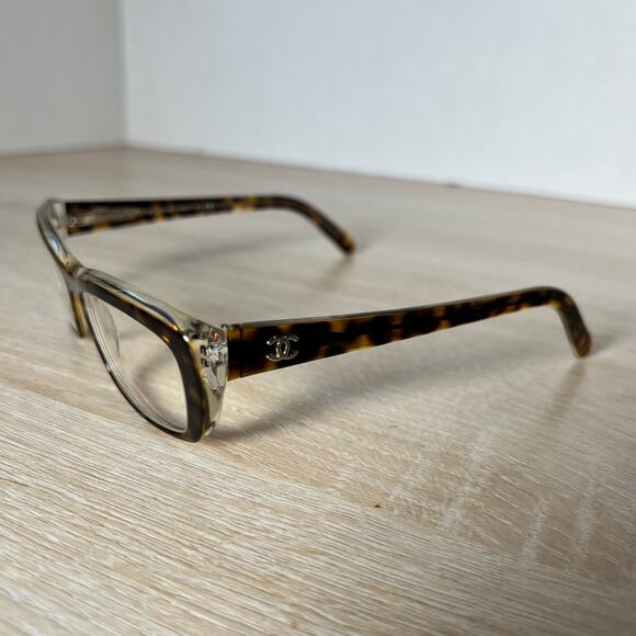 Chanel 3162 c.763 Eyeglasses Tortoise Shell Frame 51-16-135 Made in Italy - Picture 3 of 8